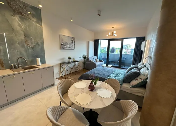 Hanza Tower Blue Bay Apartamento Szczecin